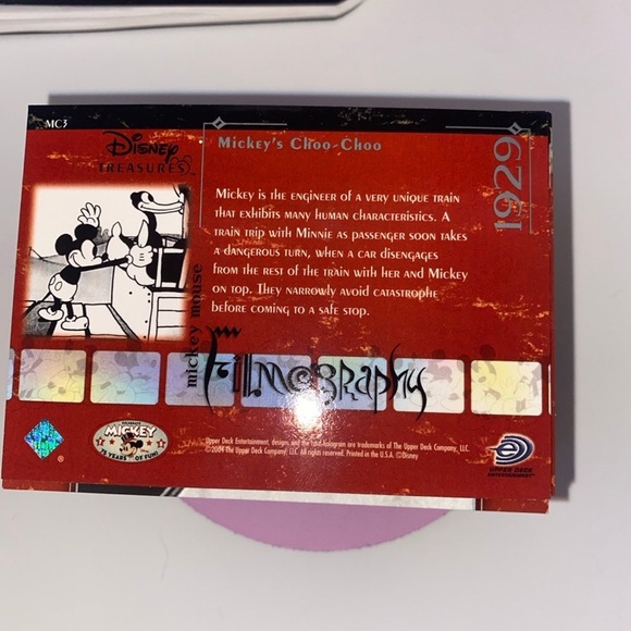 Mickey Mouse collector cards filmosraphy - Picture 2 of 3